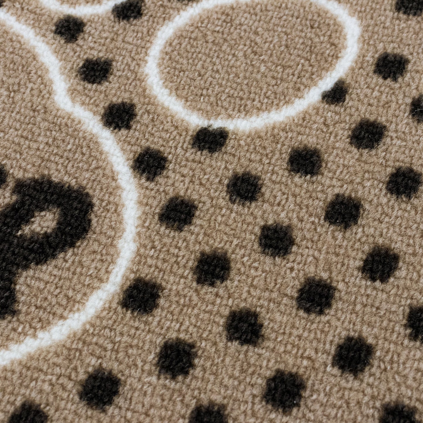 Dinner Time Paw Brown Pet Mat