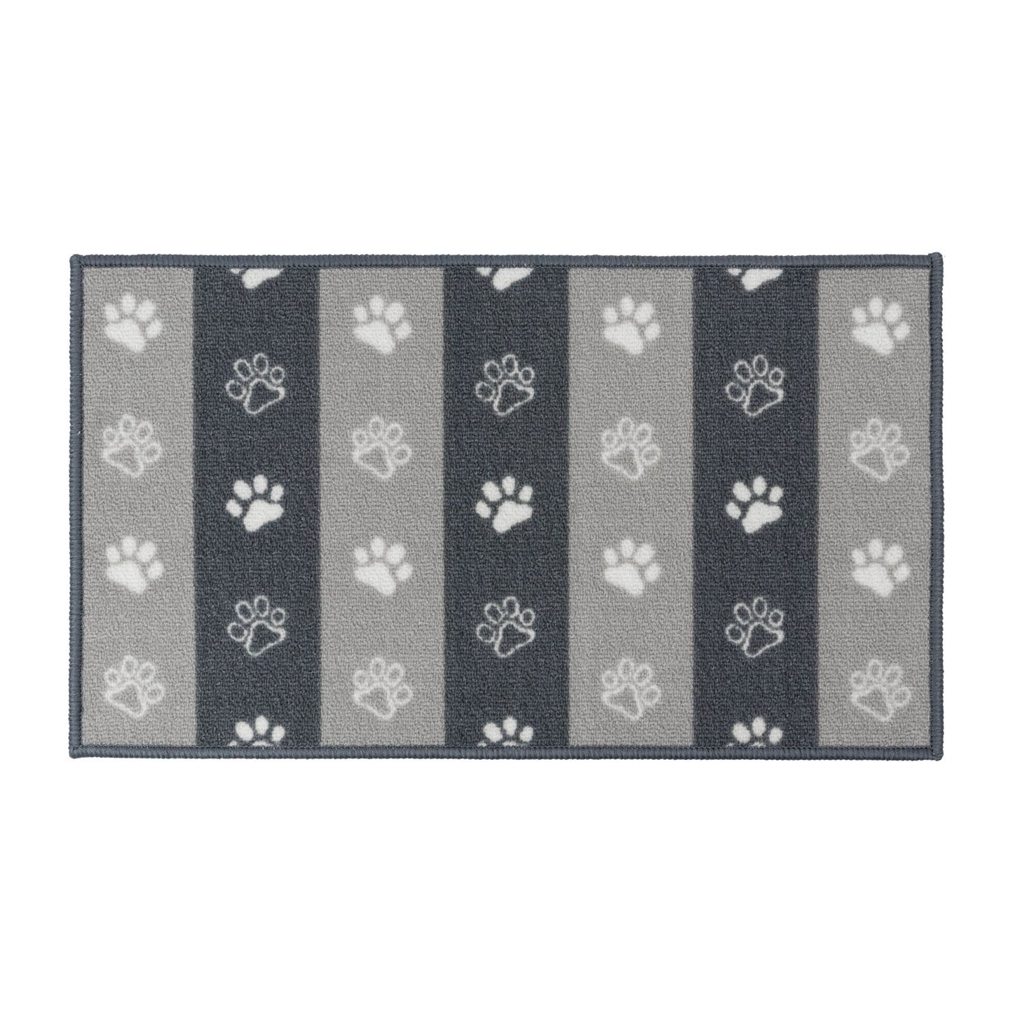 Paw Prints Grey Pet Mat