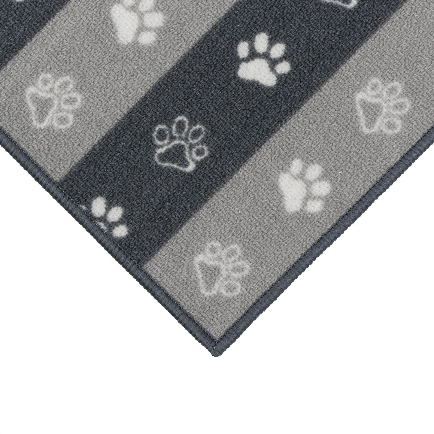 Paw Prints Grey Pet Mat