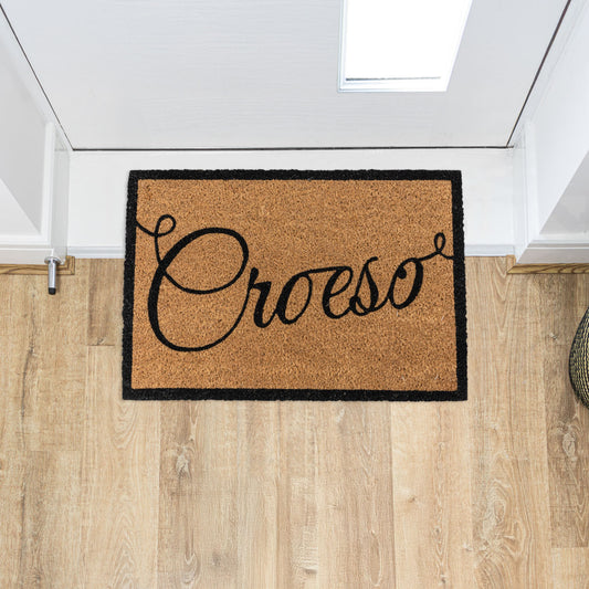 Croeso Eco-Friendly Latex Backed Coir Entrance Doormat