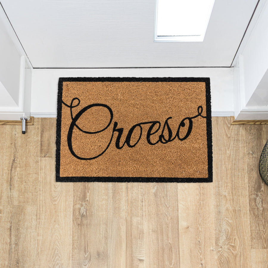 Croeso Eco-Friendly Latex Backed Coir Entrance Doormat
