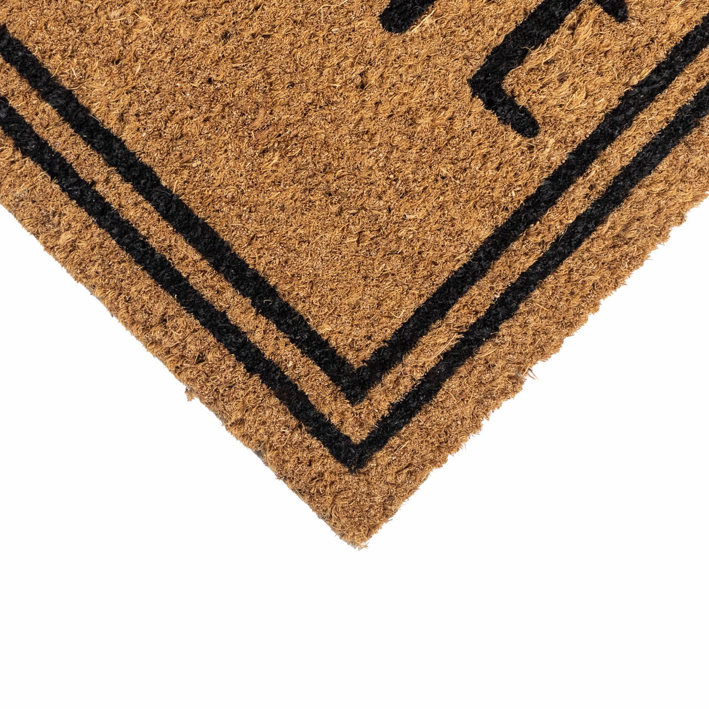 Welcome Border Eco-Friendly Latex Backed Coir Entrance Doormat
