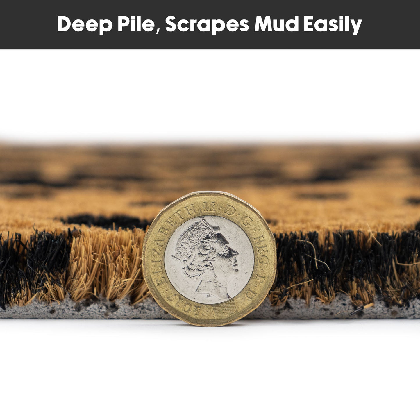 Aztec Eco-Friendly Latex Backed Coir Entrance Doormat