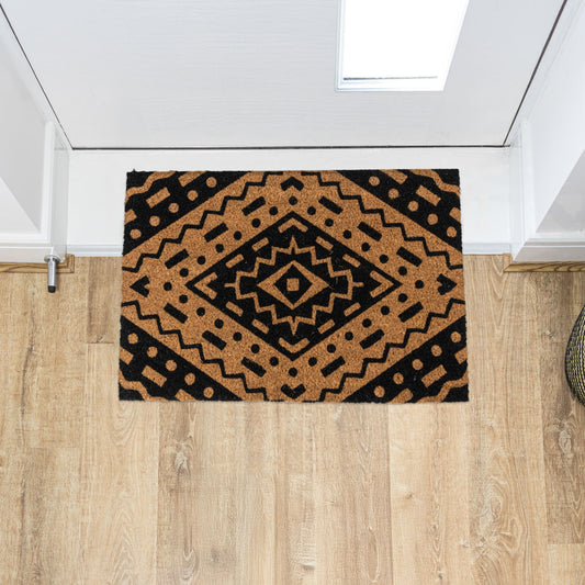 Aztec Eco-Friendly Latex Backed Coir Entrance Doormat