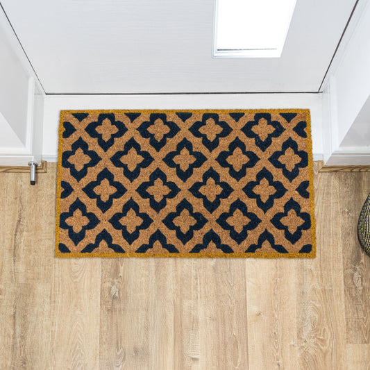 Vintage Eco-Friendly Latex Backed Coir Entrance Doormat