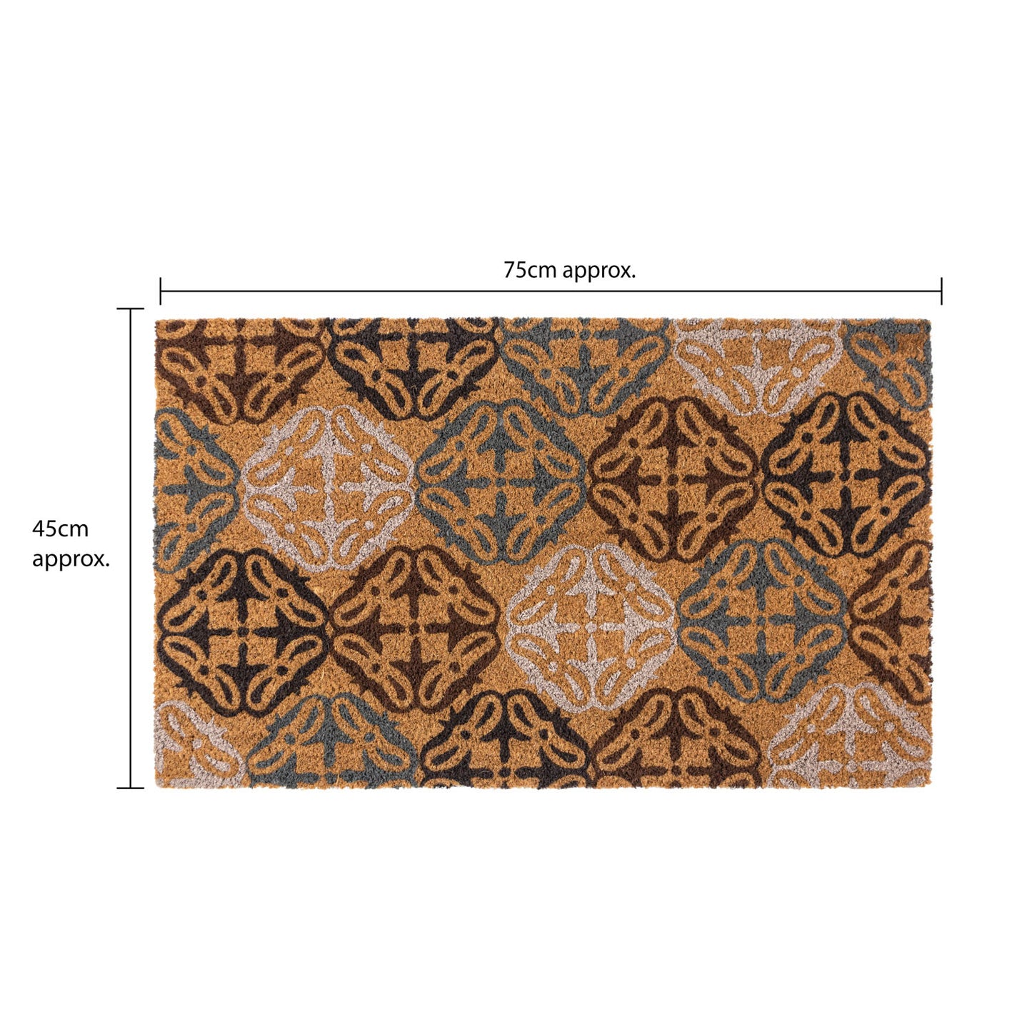 Tiles Eco-Friendly Latex Backed Coir Entrance Doormat