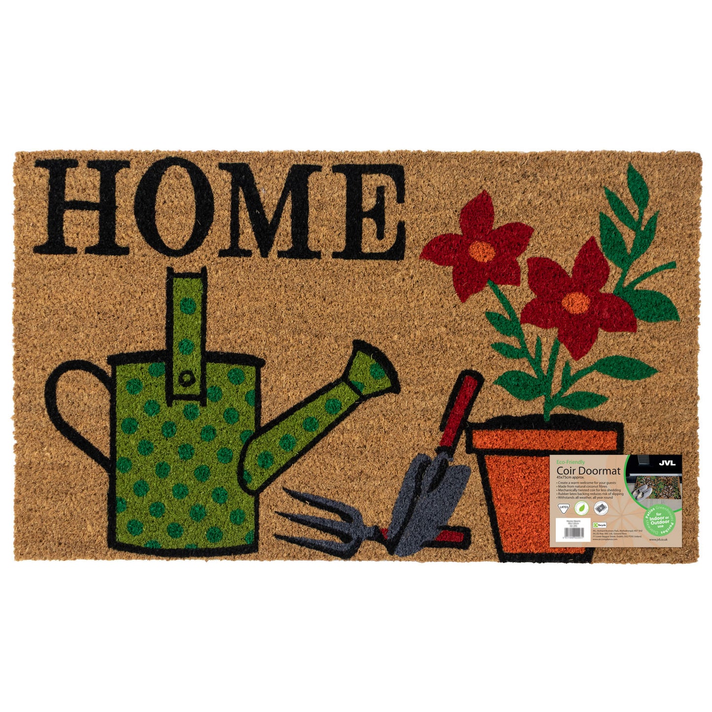 Gardener Eco-Friendly Latex Backed Coir Entrance Doormat