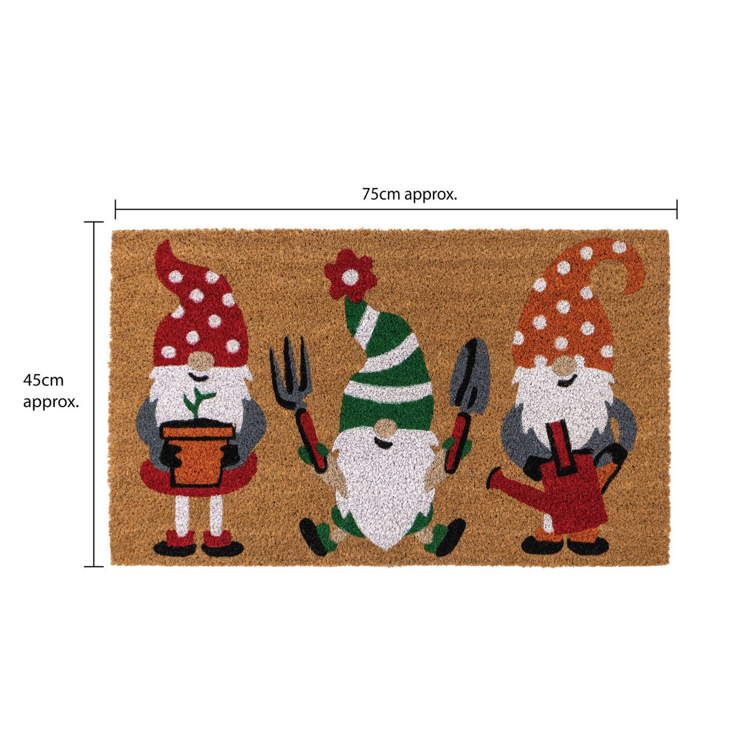 Gardening Gonks Eco-Friendly Latex Backed Coir Entrance Doormat