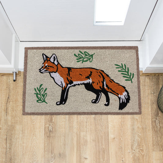 Fox Eco-Friendly Latex Backed Coir Entrance Doormat