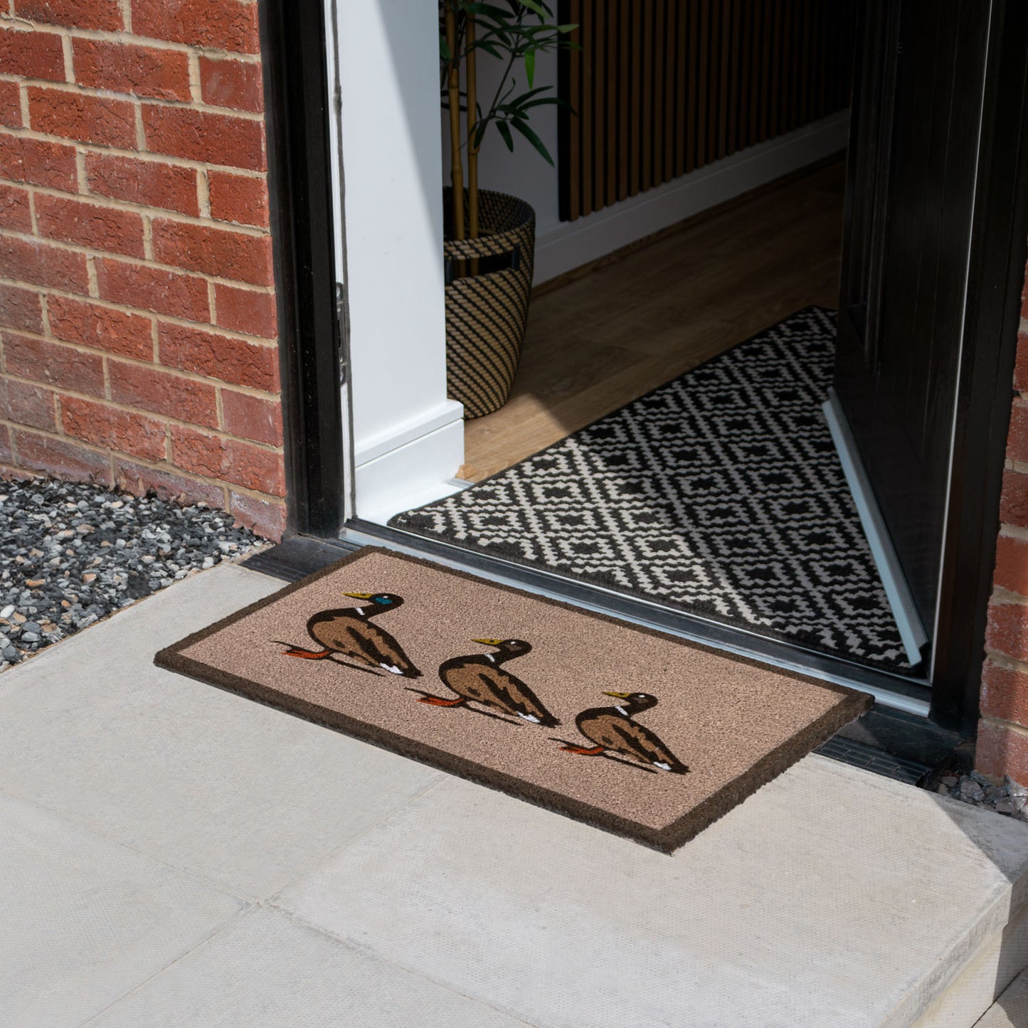 Ducks Eco-Friendly Latex Backed Coir Entrance Doormat