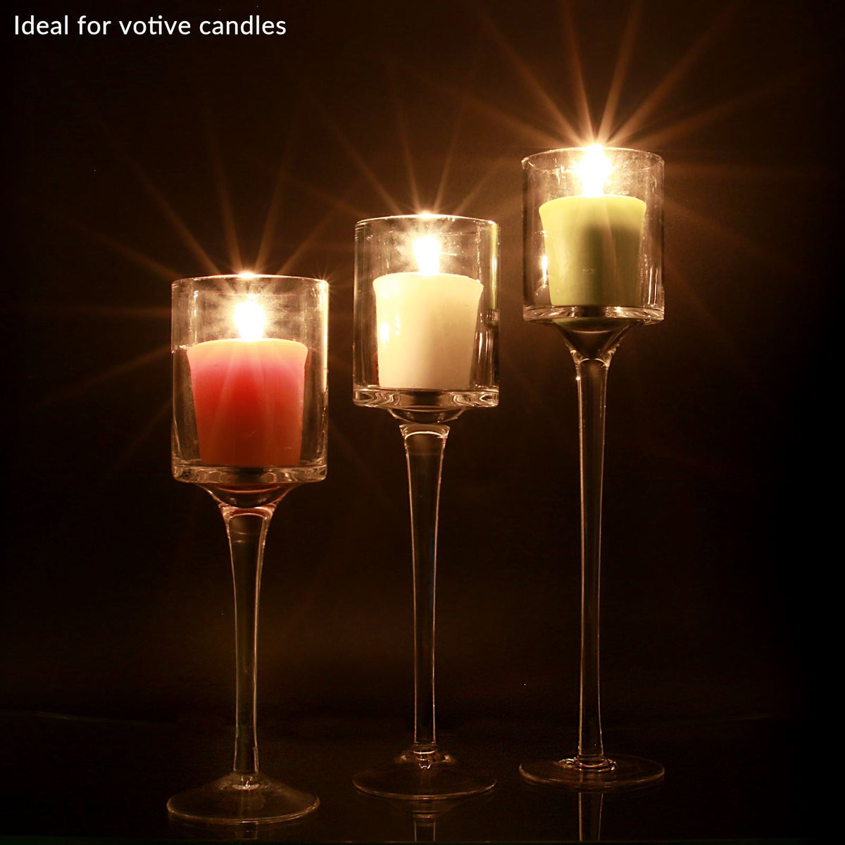 Tea Light Candle Holders - Set of 3