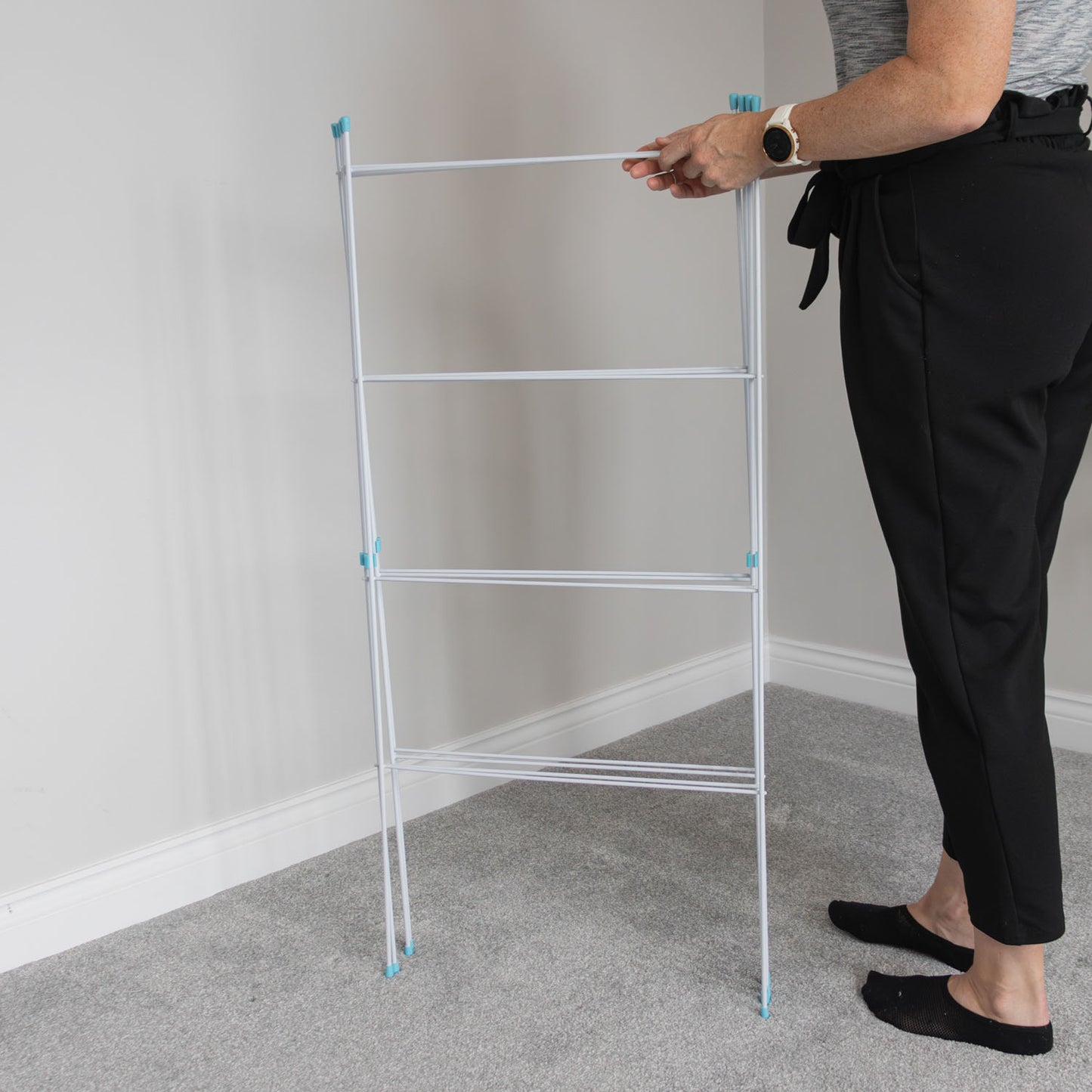 4 Fold Clothes Airer 8m