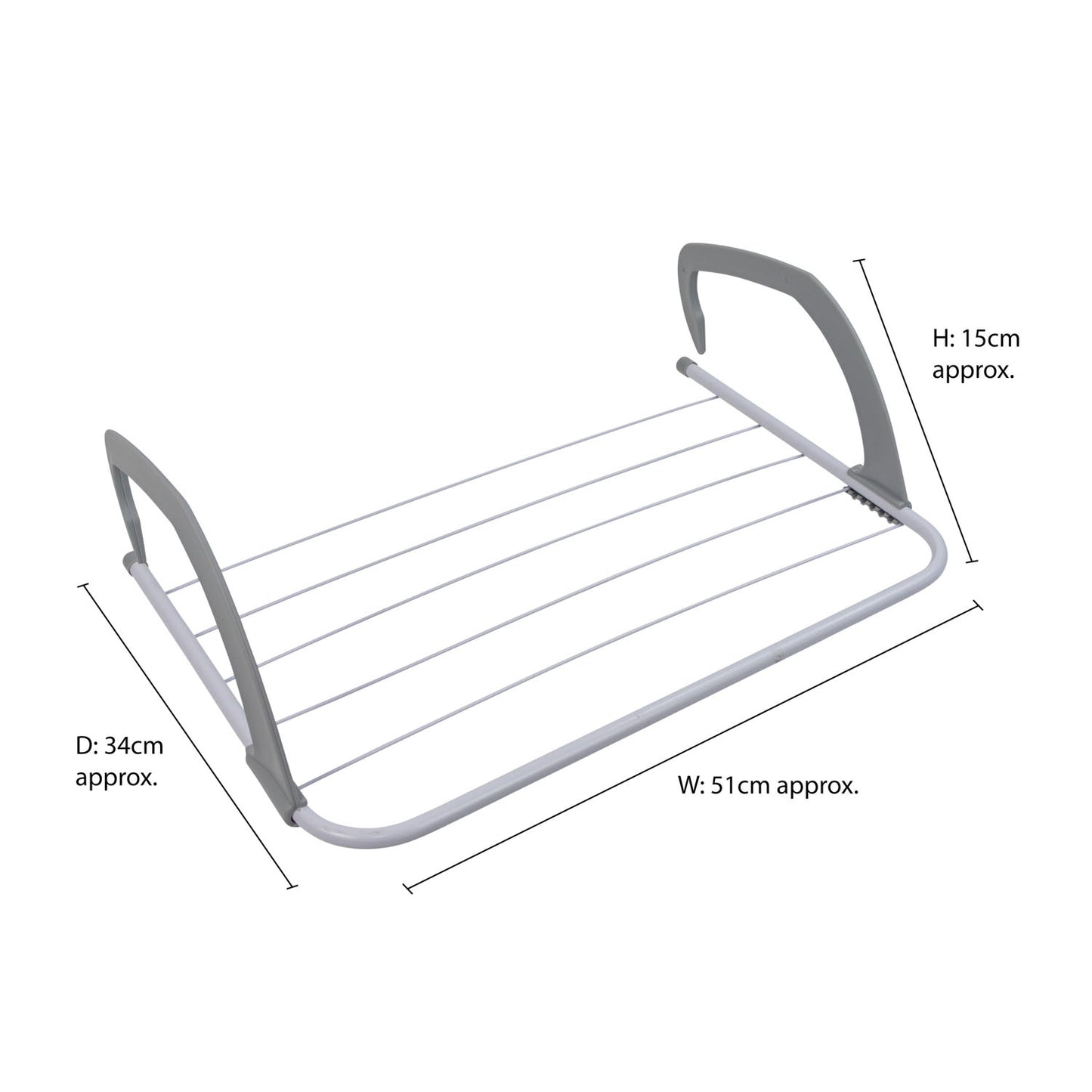 Over Door Radiator Clothes Drying Airer 3m