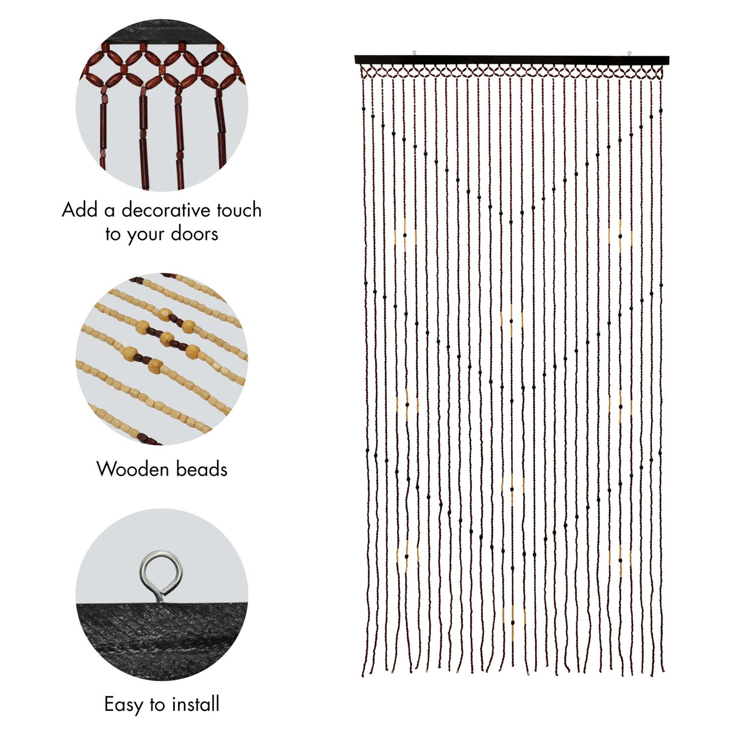 Tuscany Arrow Beaded Door Curtain