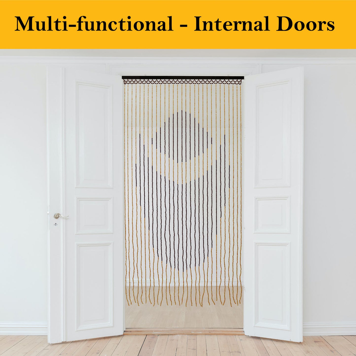 Tuscany Lotus Beaded Door Curtain