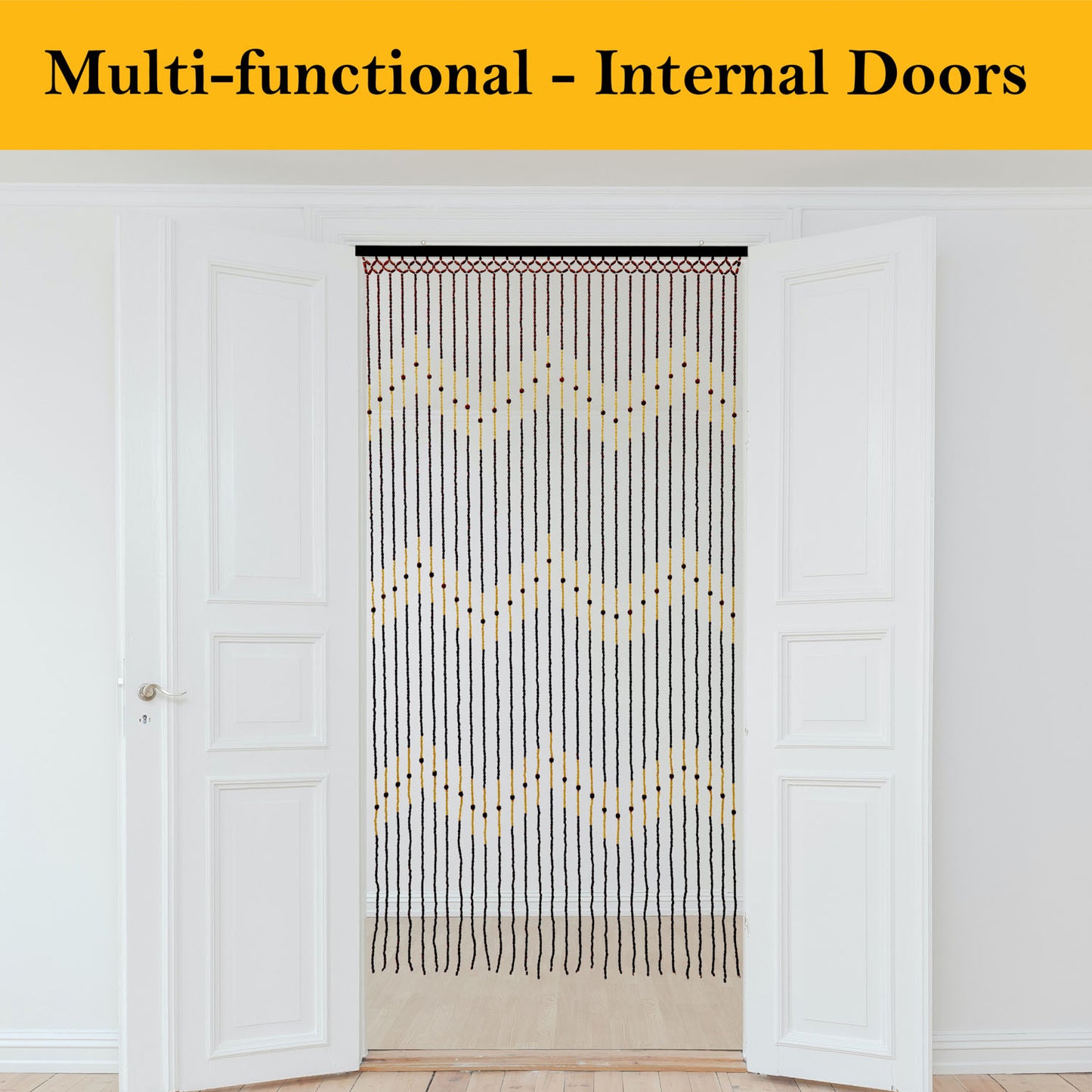 Tuscany Waves Beaded Door Curtain