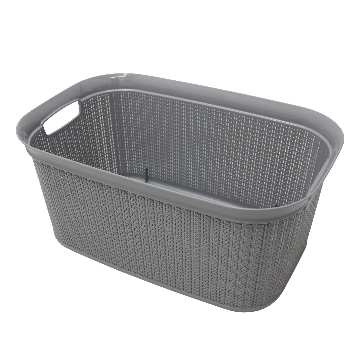 Loop Grey 38L Rectangular Laundry Basket