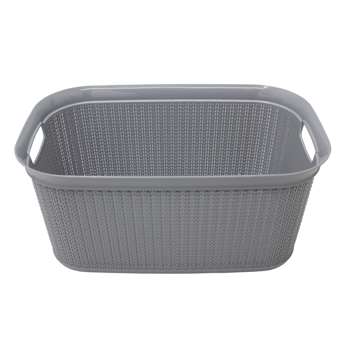 Loop Grey 38L Rectangular Laundry Basket