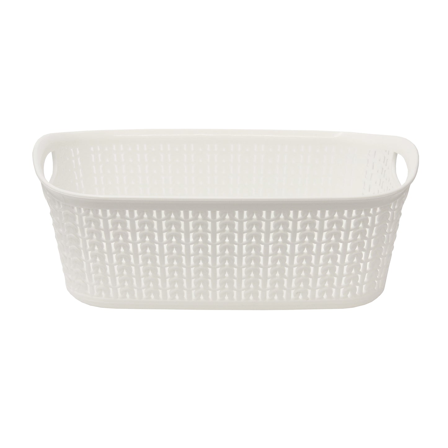 Loop Ivory 3L Rectangular Storage Basket