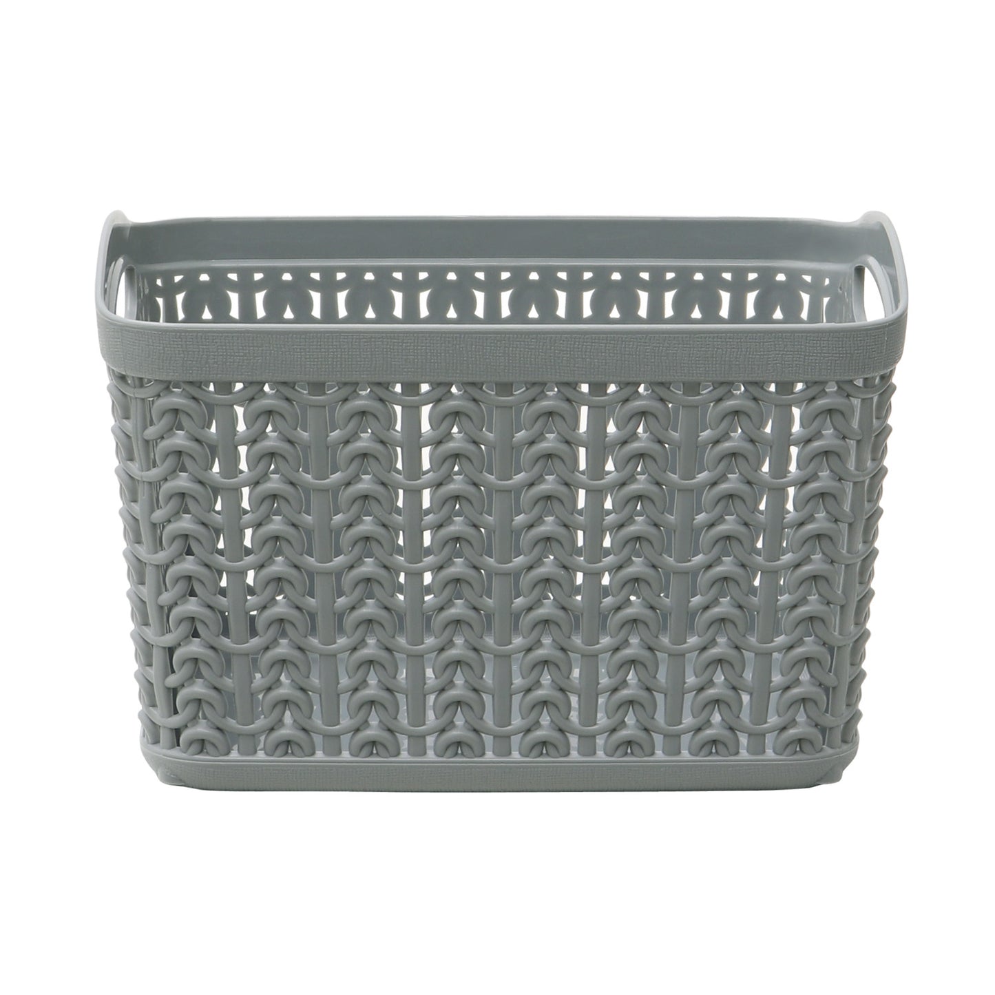 Loop Grey Set of 3 1.5L Rectangular Storage Baskets