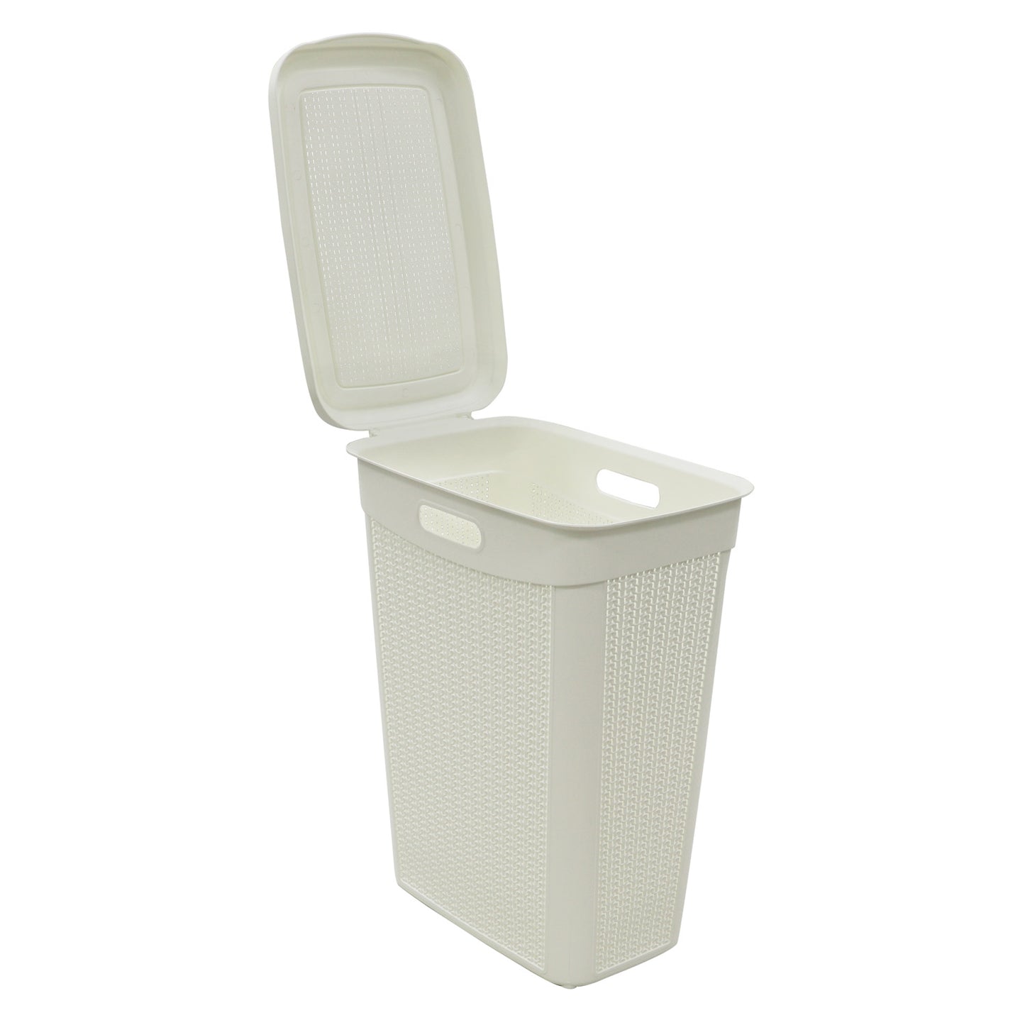 Loop  Ivory 43L Slim Laundry Basket