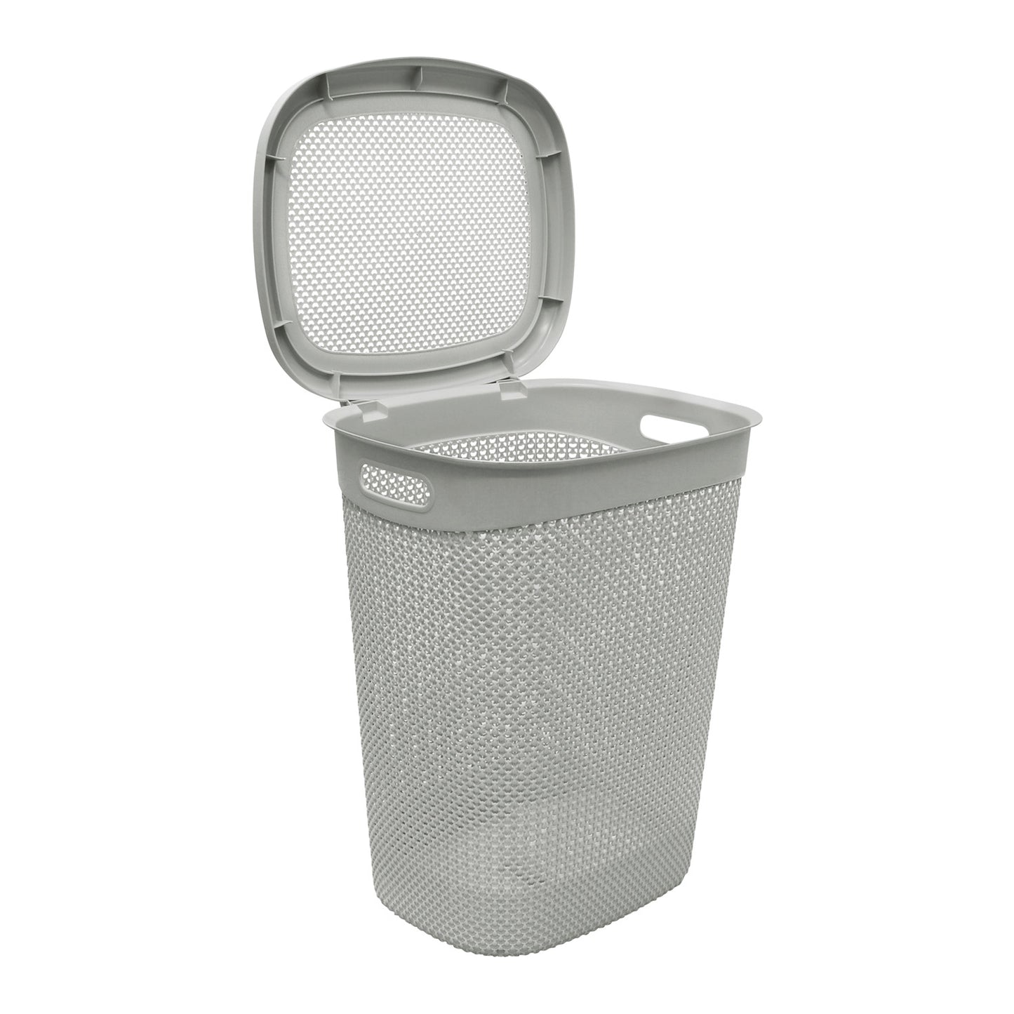 Droplette Ice Grey 52L Laundry Basket