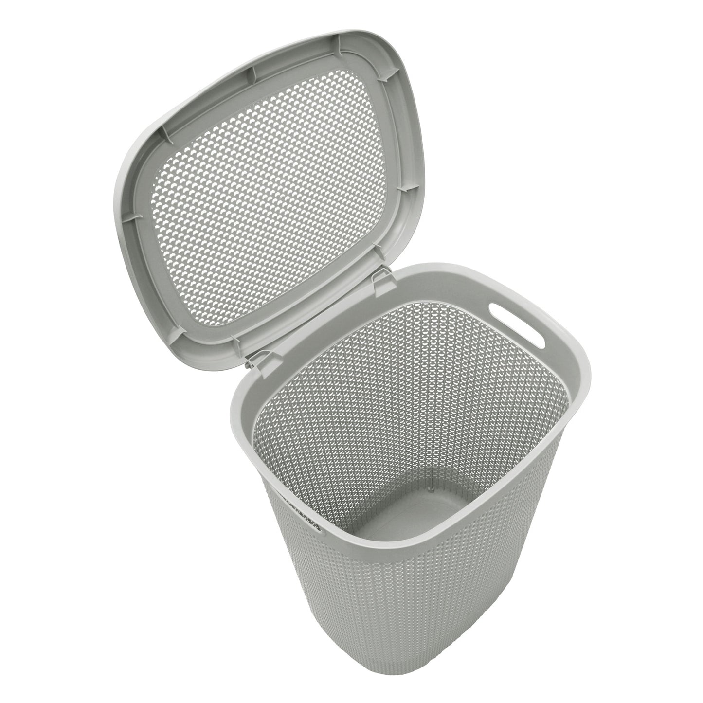 Droplette Ice Grey 52L Laundry Basket