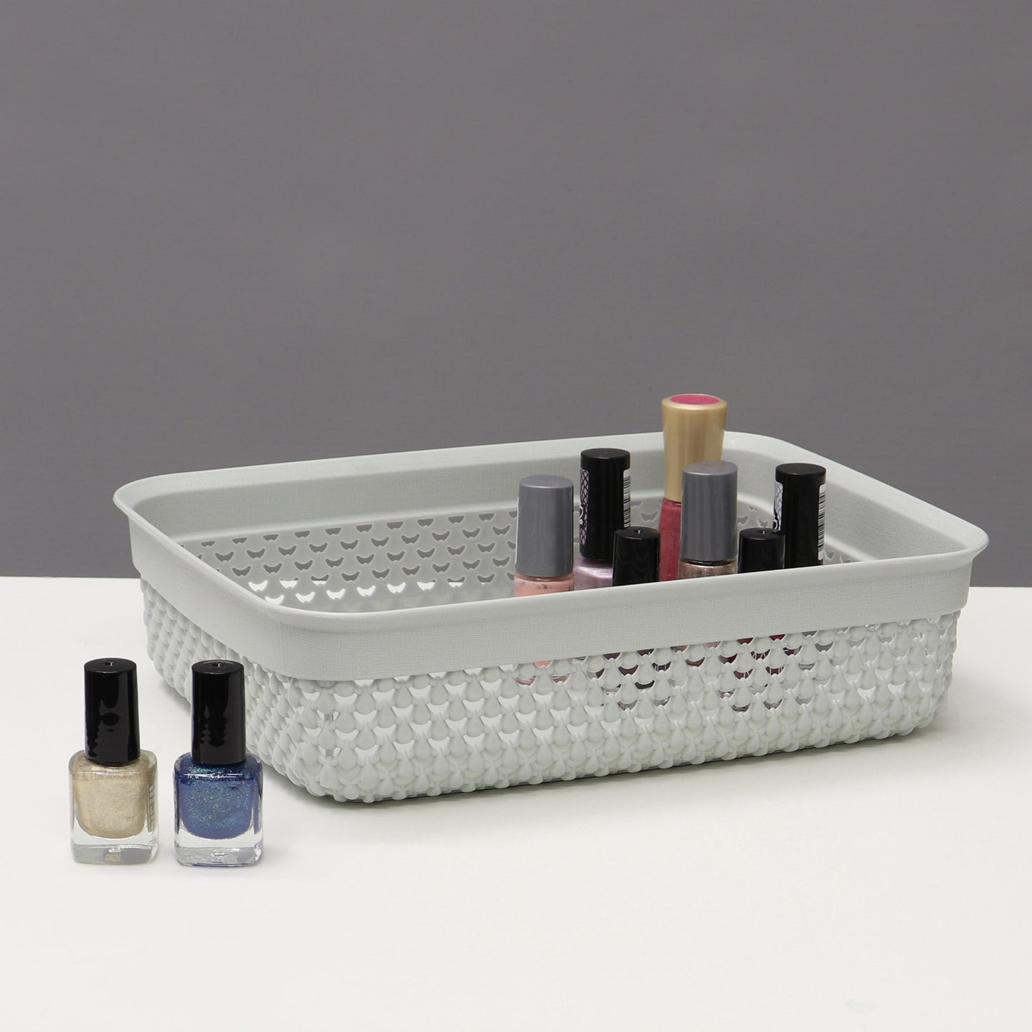 Droplette Ice Grey 2.2L Storage Basket