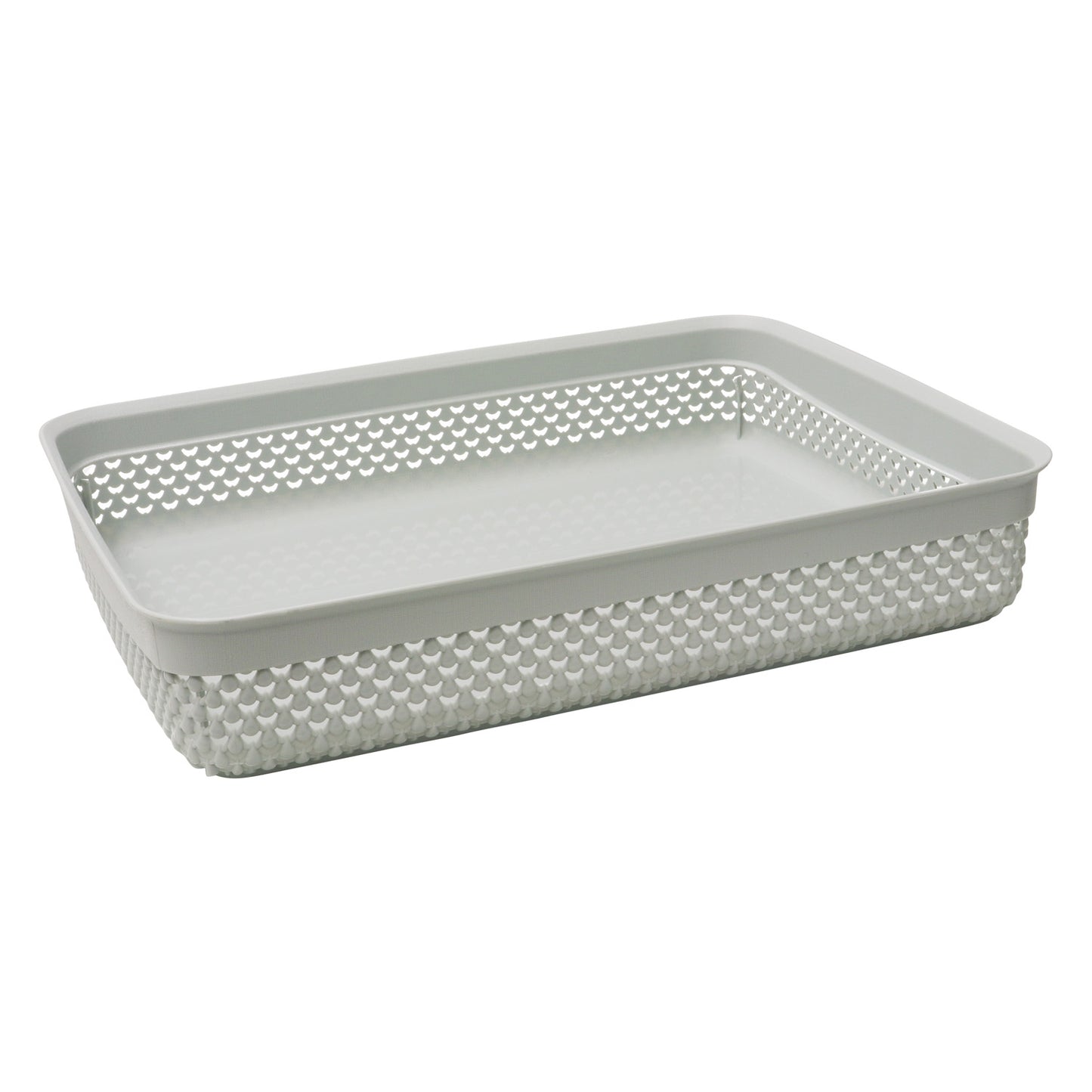 Droplette Ice Grey Set of Three Storage Baskets