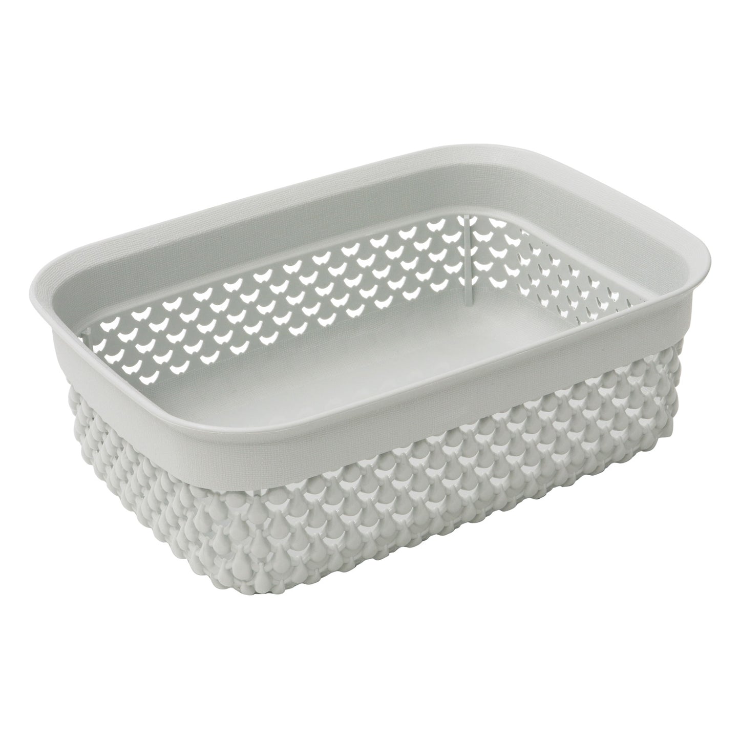 Droplette Ice Grey Set of Three Storage Baskets