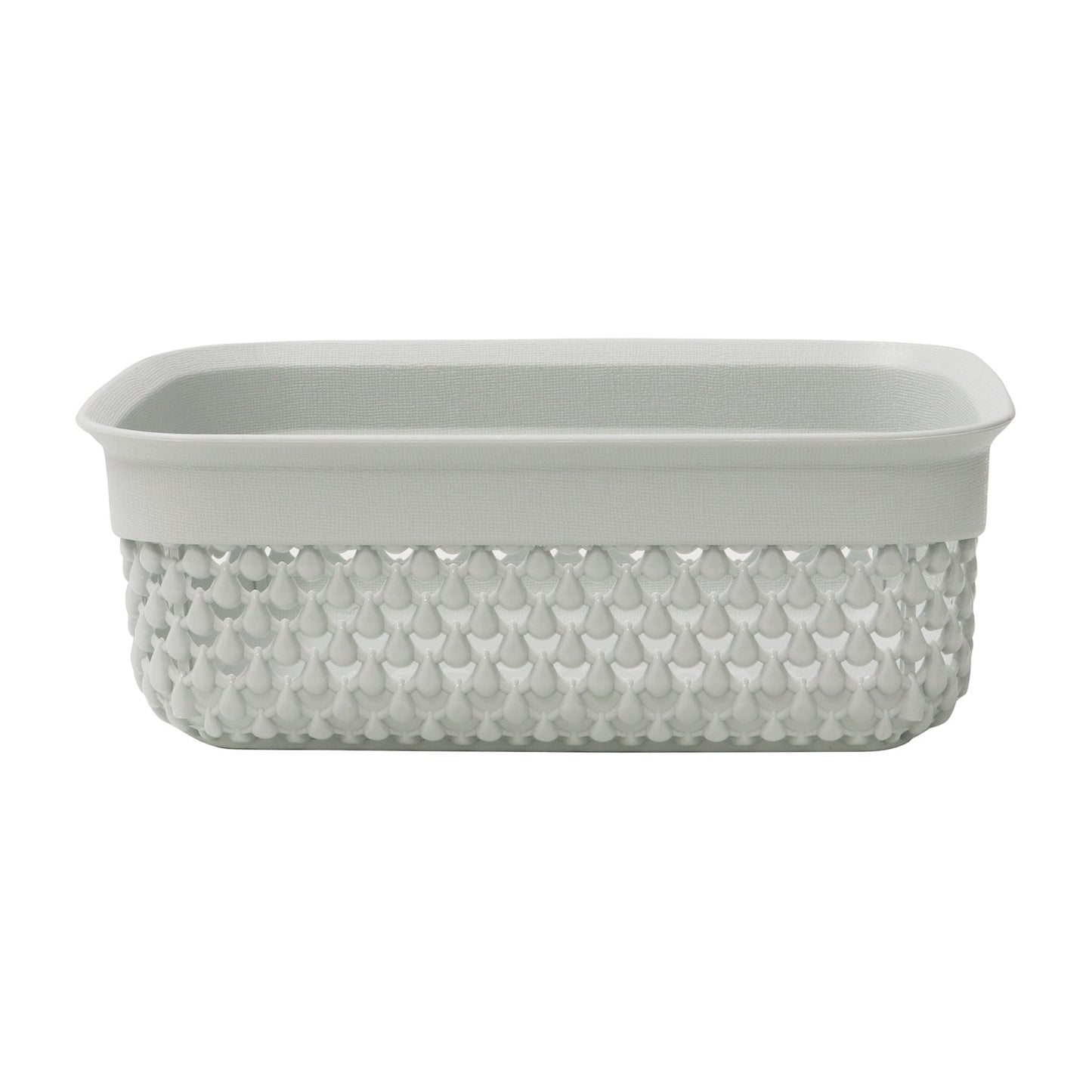 Droplette Ice Grey Set of Three 1.1L Storage Baskets