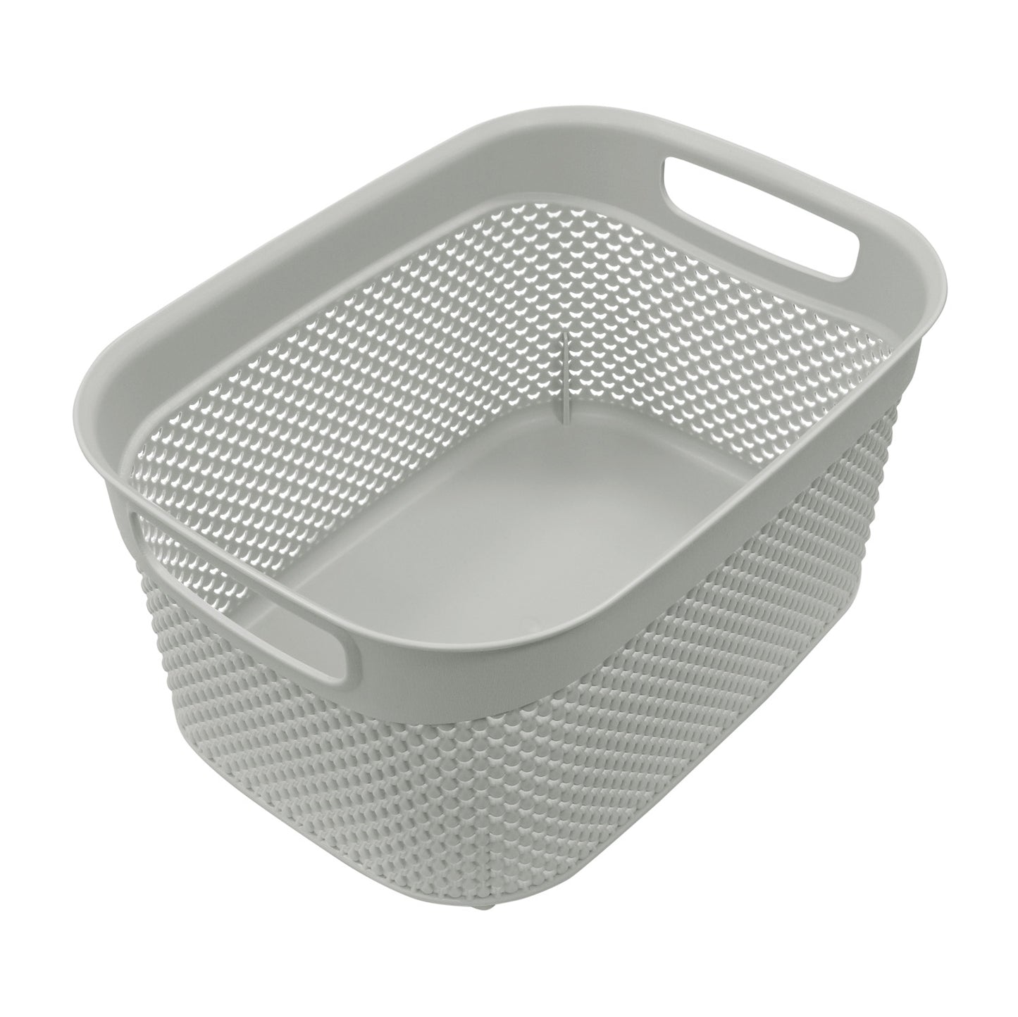 Droplette Ice Grey 9L Storage Basket