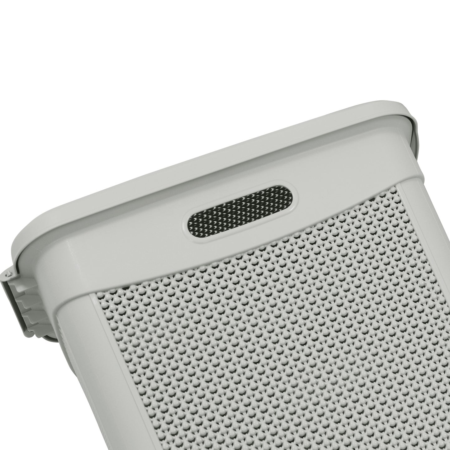 Droplette Ice Grey 43L Slim Laundry Basket