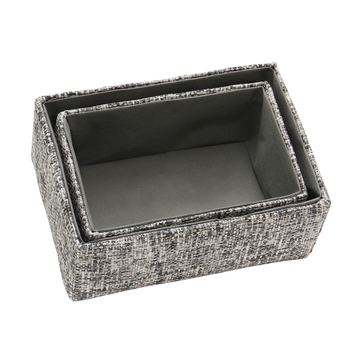 Urban Set of 2 Rectangular Paper Storage Baskets