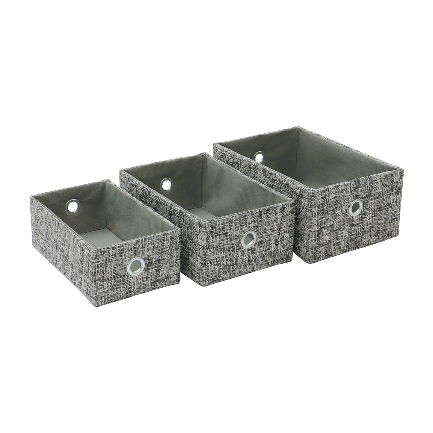 Urban Set of 3 Rectangular Paper Storage Baskets