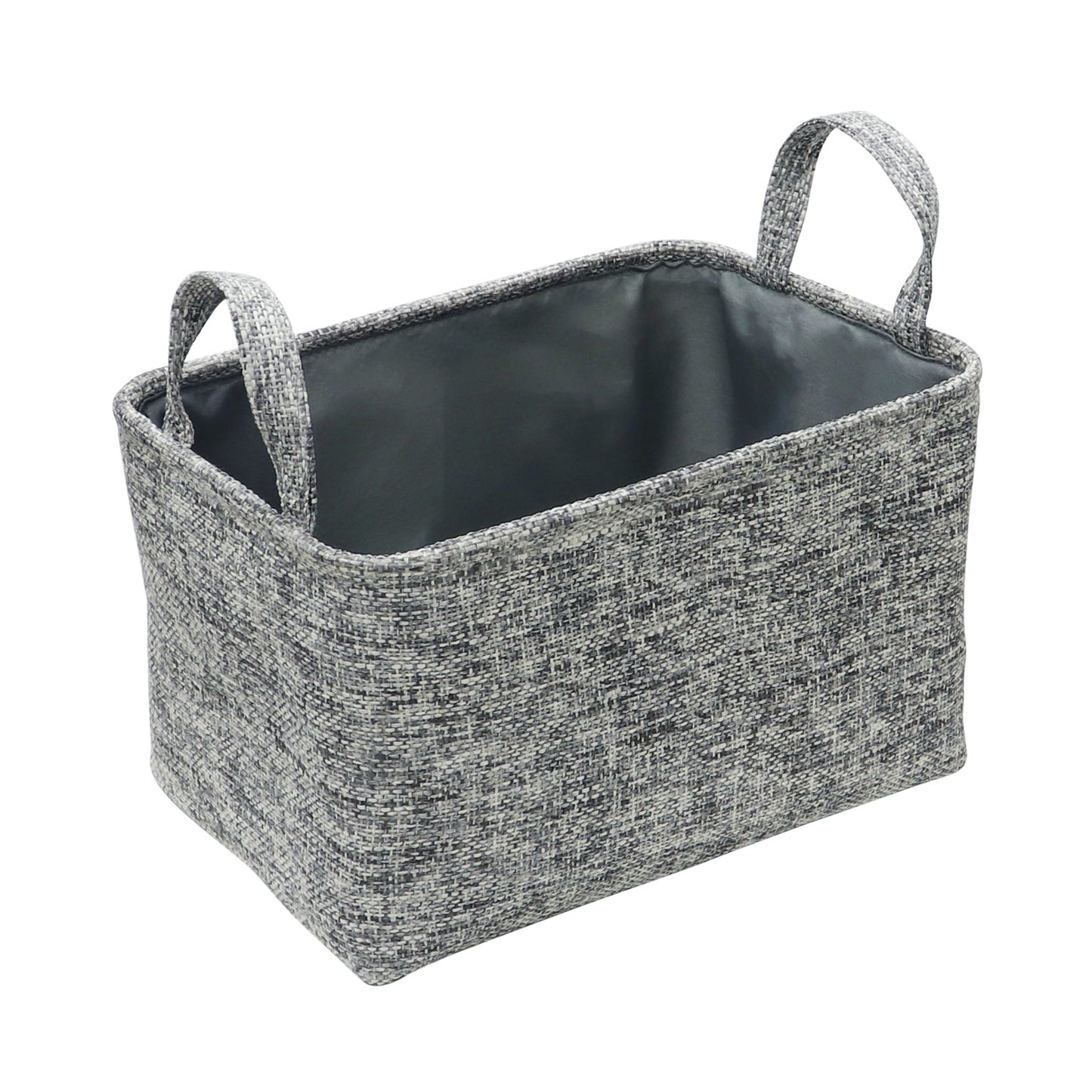 Urban Set Of 3 Rectangular Paper Storage Baskets with Handles