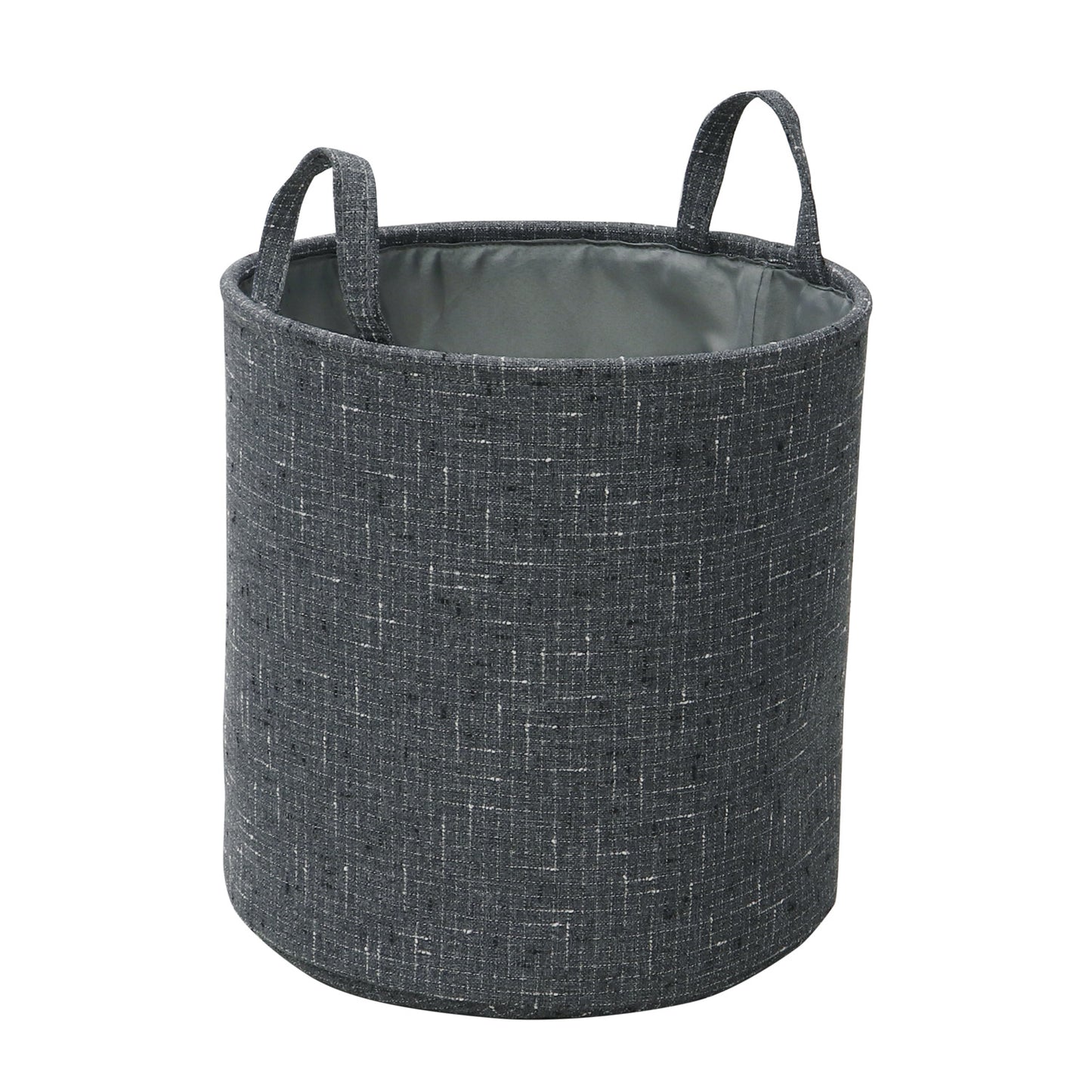 Shadow Set Of 3 Round Fabric Storage Baskets