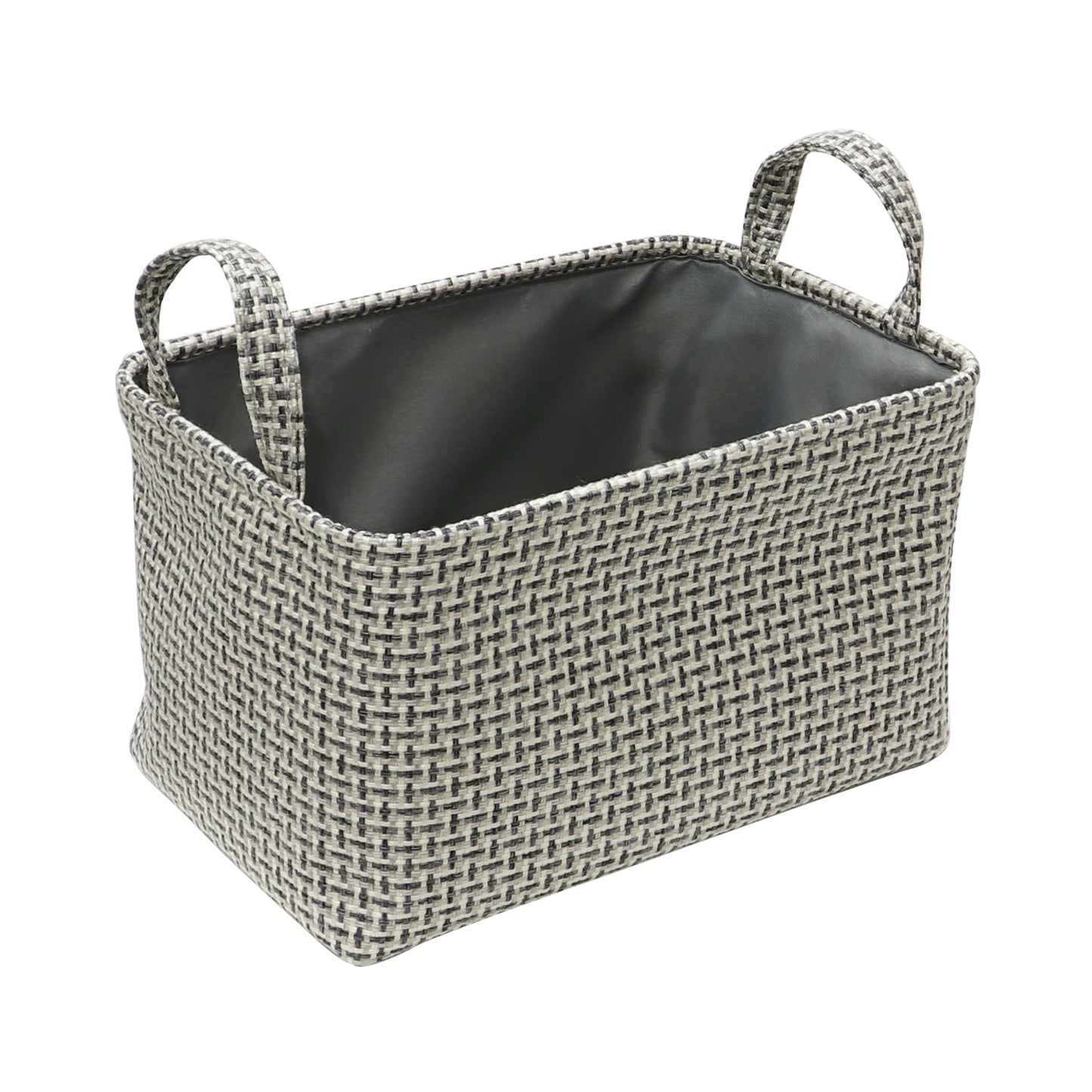 Silva Set Of 3 Rectangular Fabric Storage Baskets with Handles