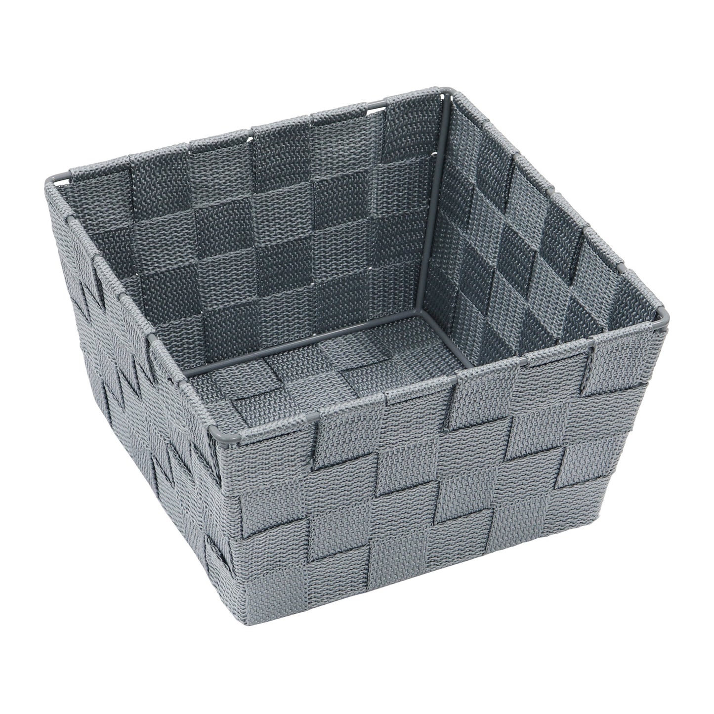 Vichy Square Nylon Storage Basket