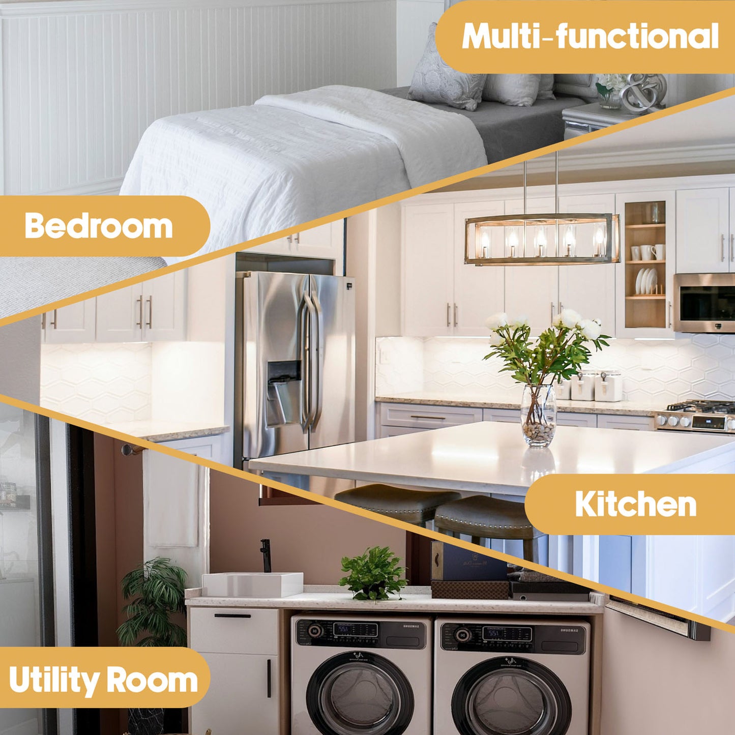 Plastic Clip Lidded 30L Underbed Storage Box Clear (Set of 4)