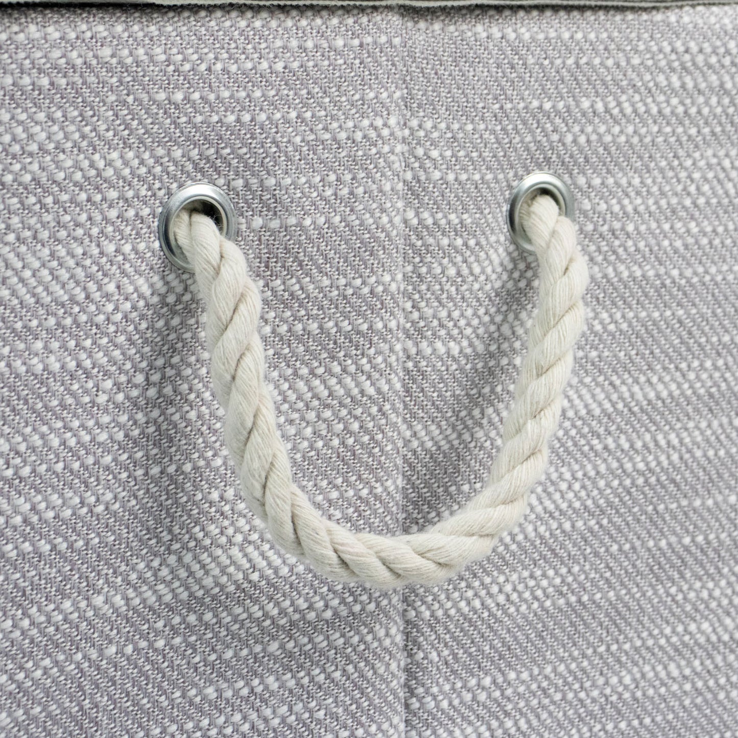 Serena Grey Foldable Laundry Hamper with Lid