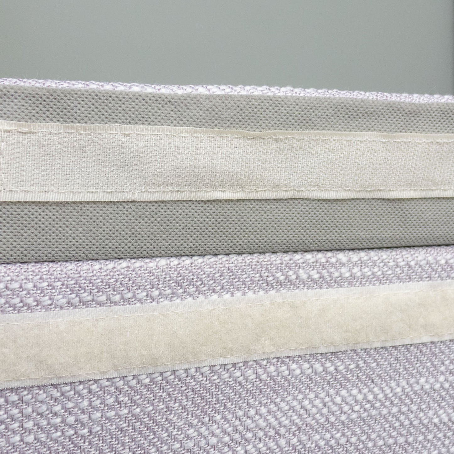 Serena Grey Foldable Laundry Hamper with Lid