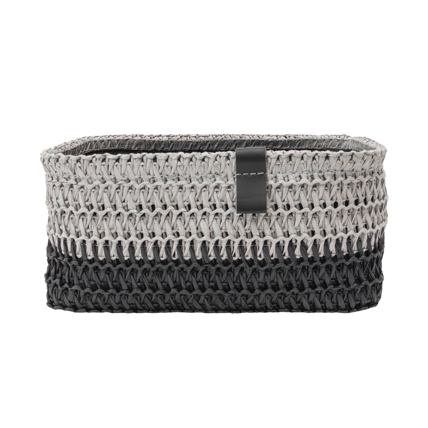 Kenzi Set of 2 Light Grey Rectangular Baskets