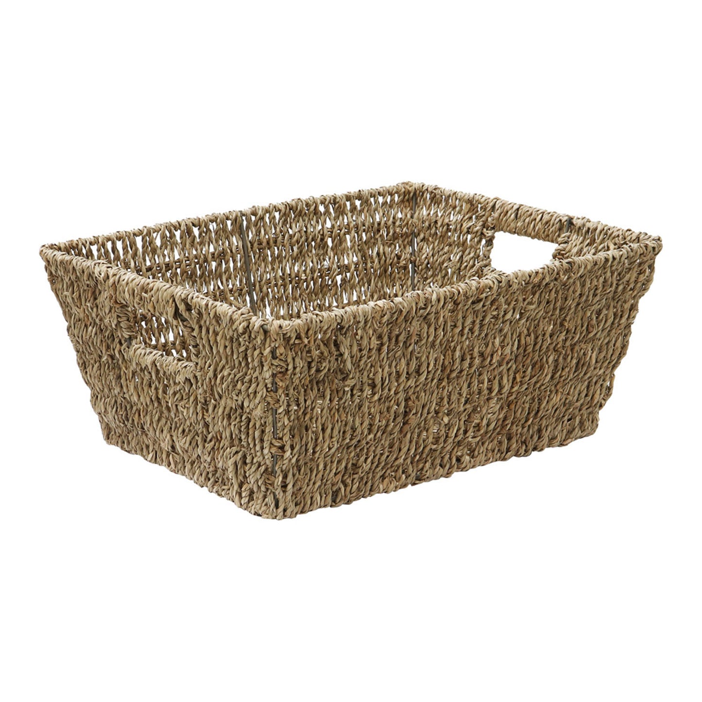 Set of 2 Seagrass Rectangular Storage Basket