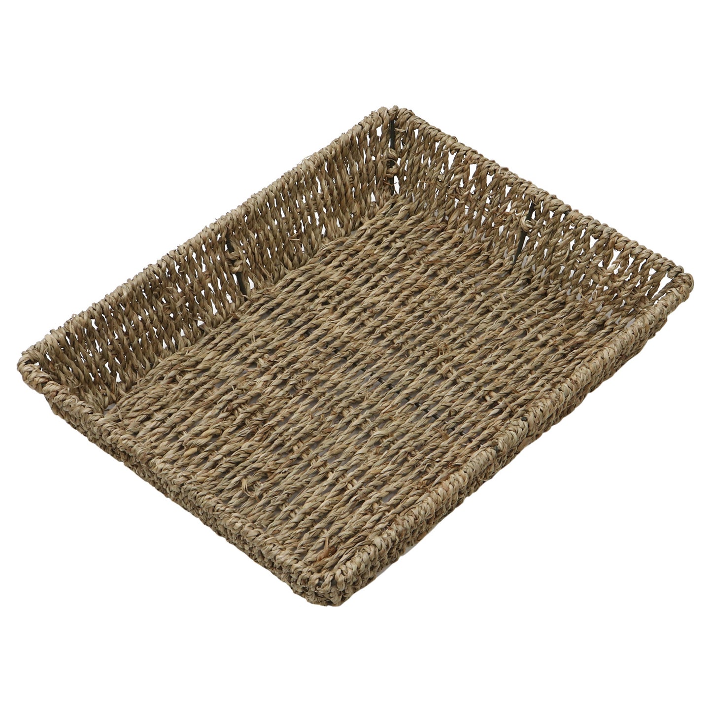 Seagrass Rectangular Storage Tray