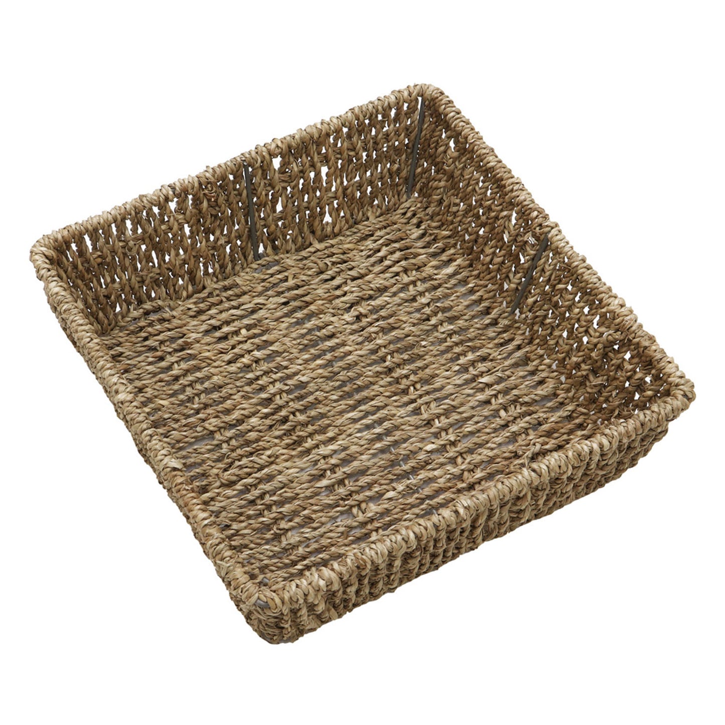 Set of 6 Seagrass Square Storage Tray