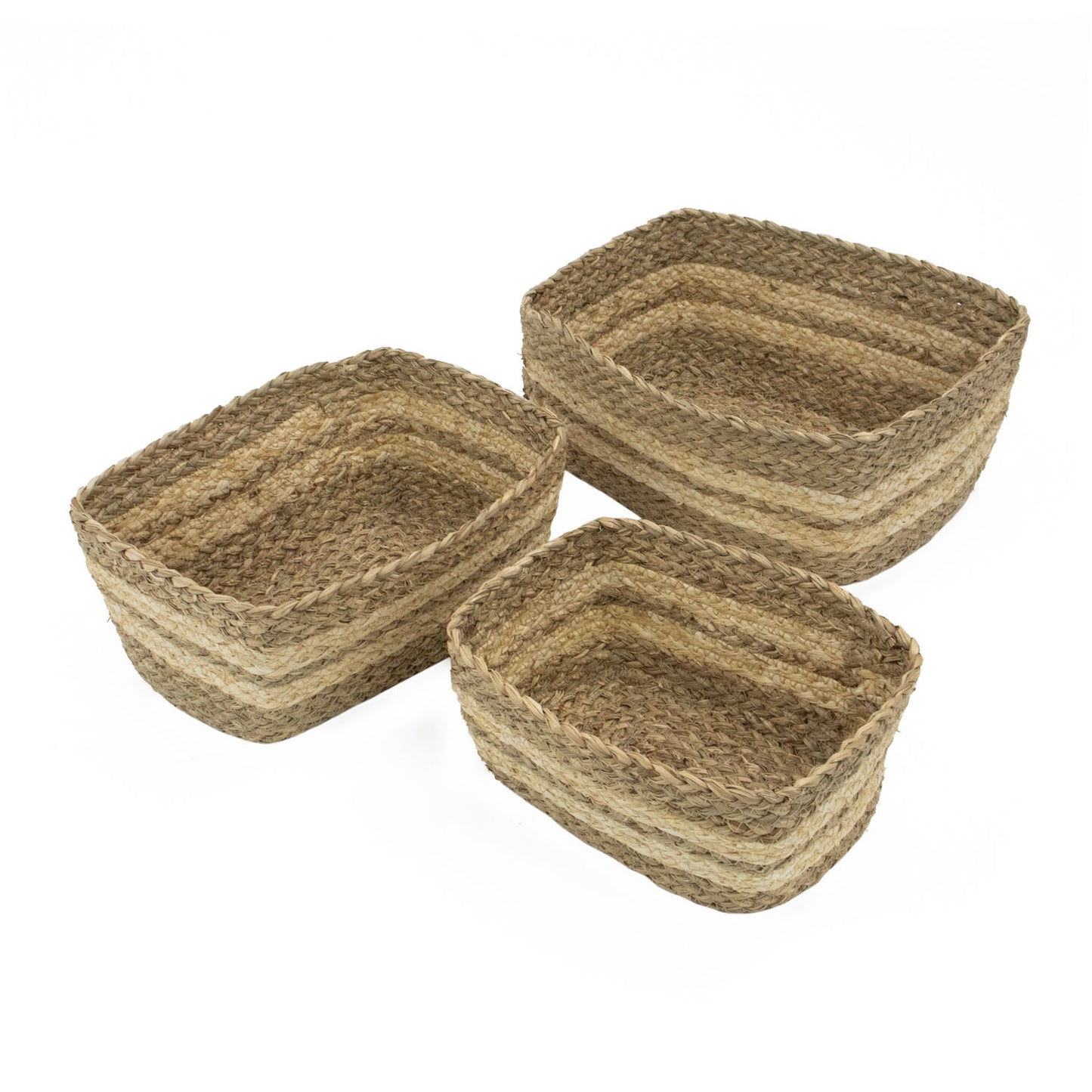 Palma Natural Set of 3 Natural Storage Baskets