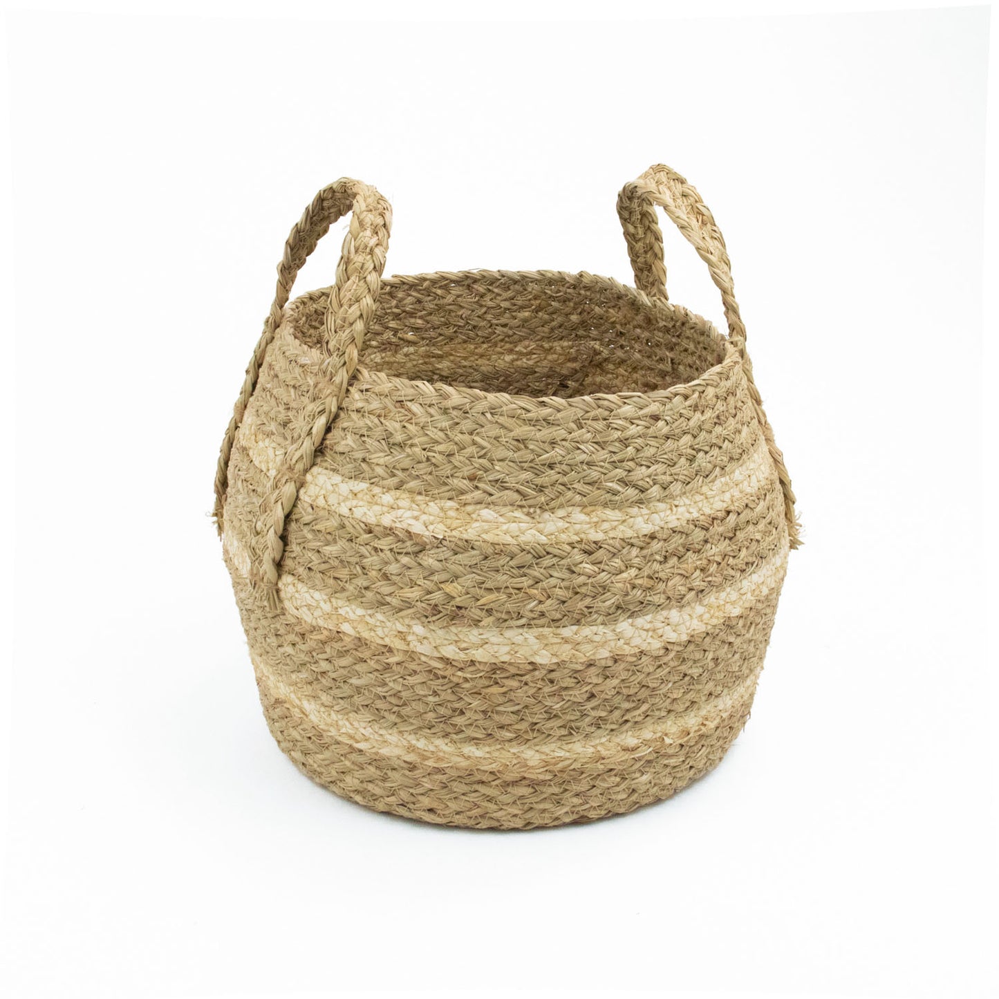 Palma Natural Belly Storage Basket with Handles