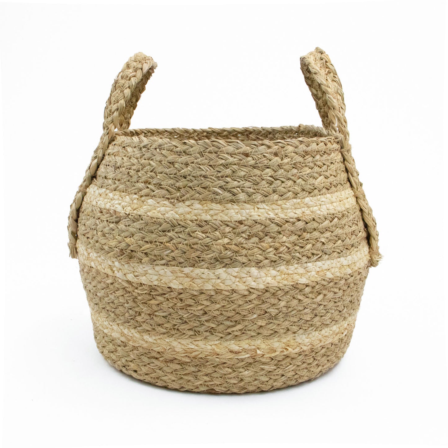 Palma Natural Belly Storage Basket with Handles
