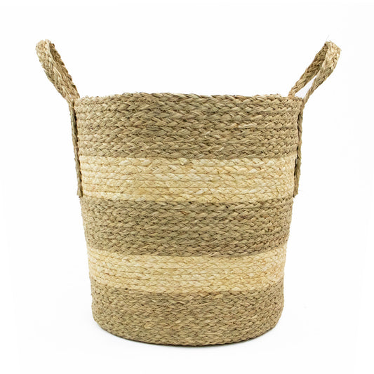 Palma Natural Round Storage Basket